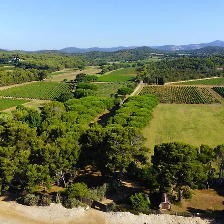 Marguerite Pour 10 Personnes Avec Climatisation Et Vue Avec Piscine Privee Et Chauffee A * La Londe-les-Maures